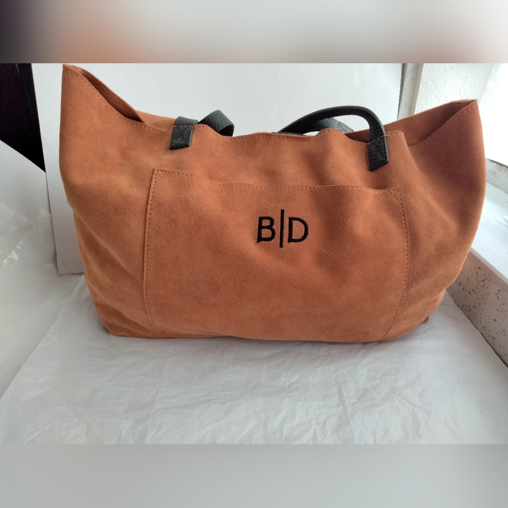 MARK & GRAHAM SUEDE BOHO TOTE